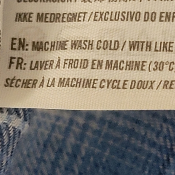 Hollister hooded button down high low plaid top size large - Picture 8 of 10